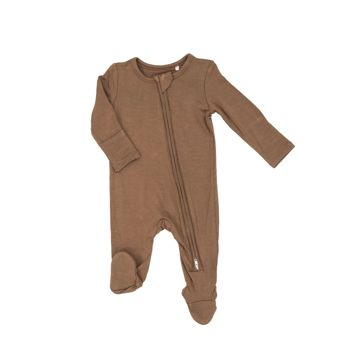 Mocha Bamboo Footed Pajamas