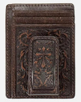 Nocona Money Clip Scroll Cross MB