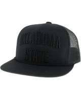 Hooey Oklahoma State 5 Panel Black Trucker