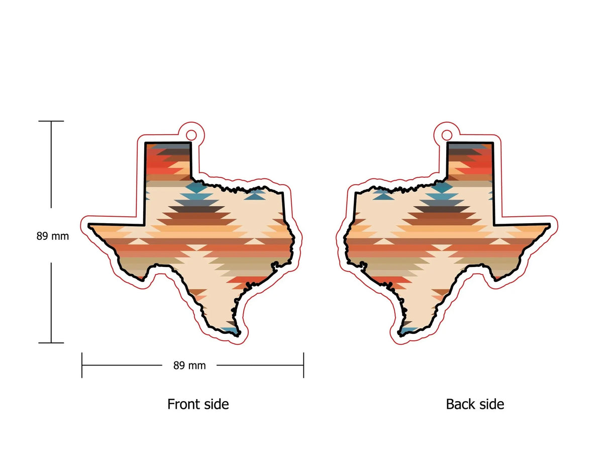 Texas Aztec Car Freshie
