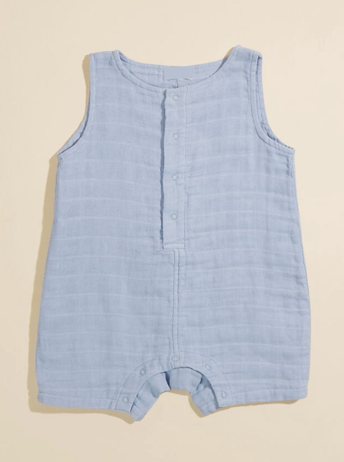 Dusty Blue Shortie Romper