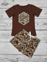 Retro Camo Mallard Short Set
