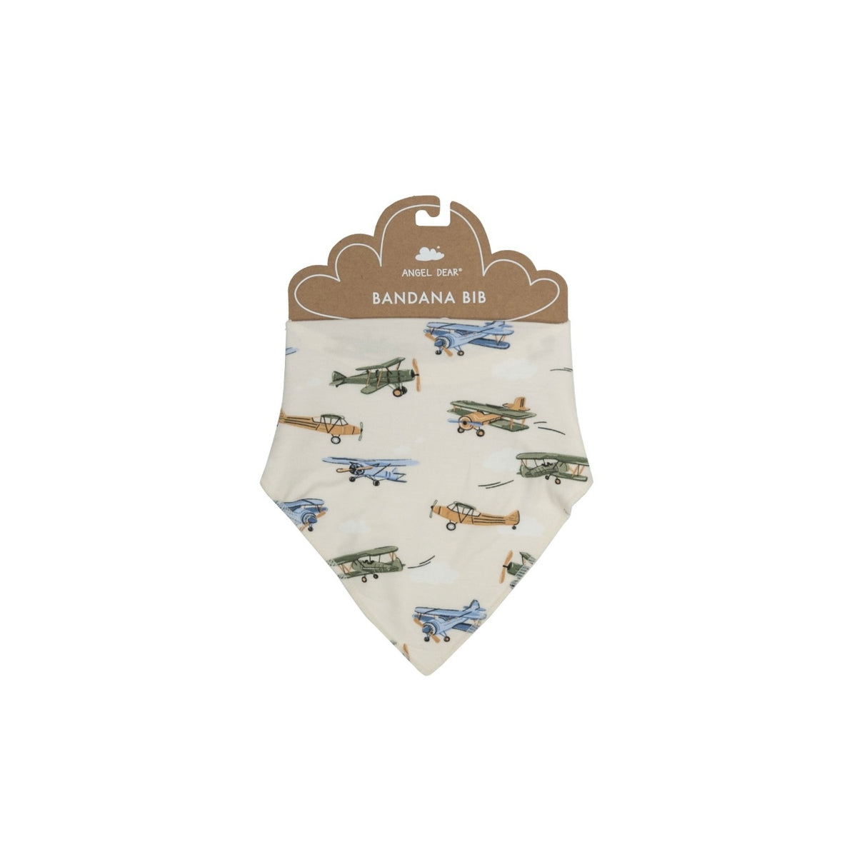 Vintage Airplanes Bamboo Bandana Bib