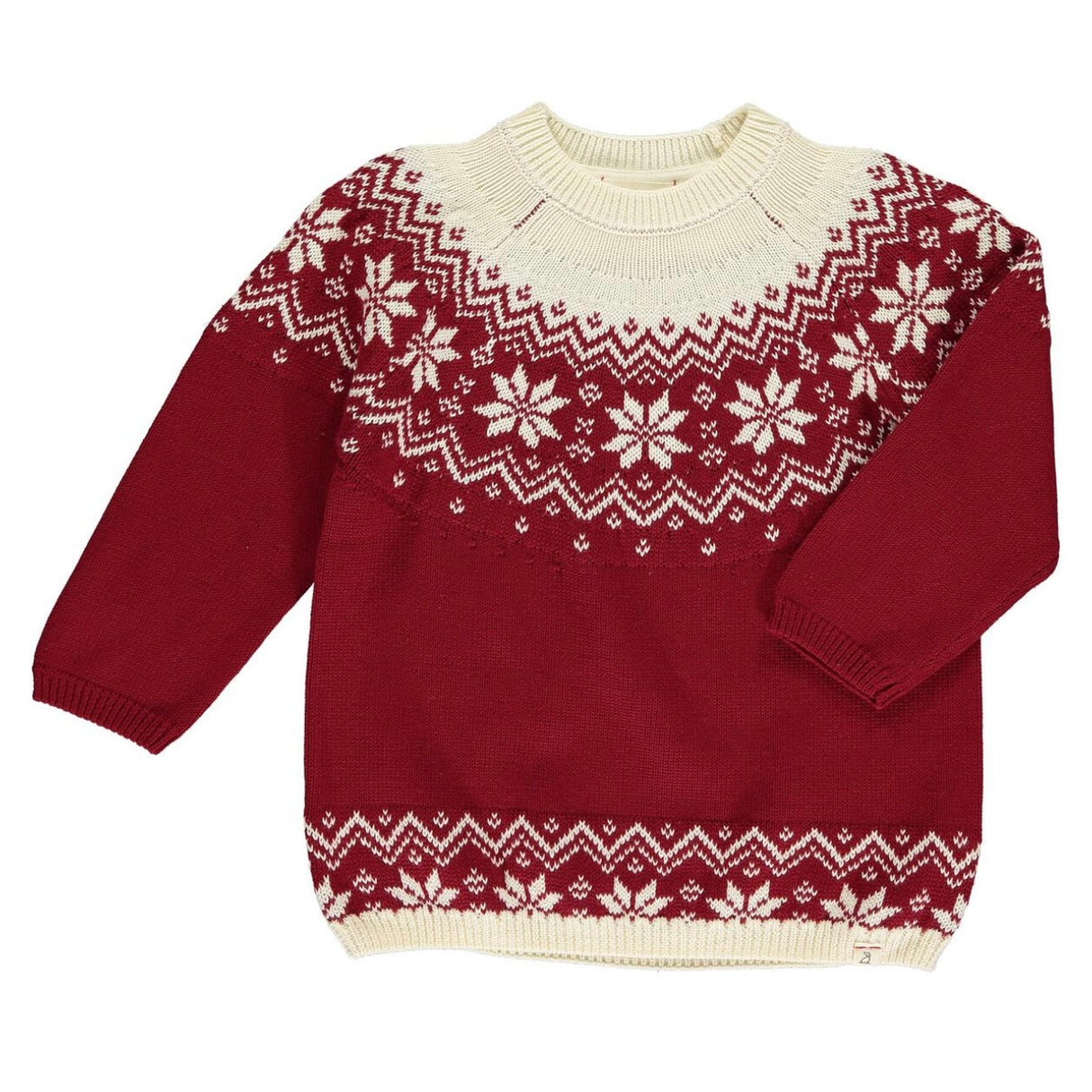 Red Igloo Snowflake Sweater