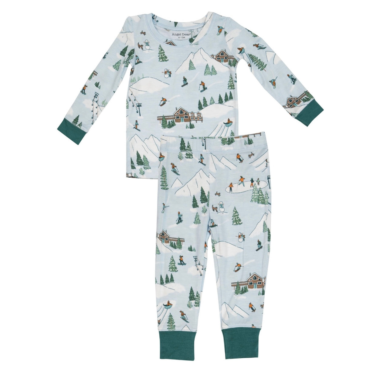 Winter Fun Skiing PJ Set