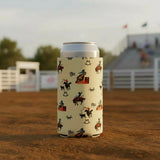 Vintage Branded Cowboy Tall Can Koozie 2-Pack