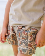 Boys Mallard Short Vintage Camo