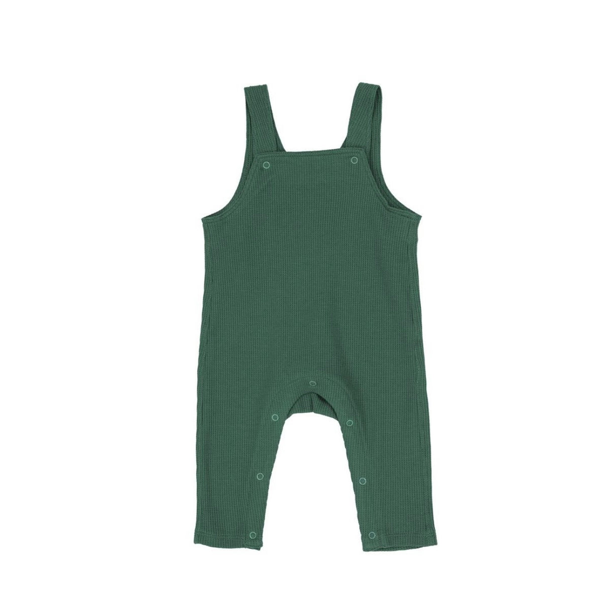 Smoked Pine Bamboo Waffle Overalls