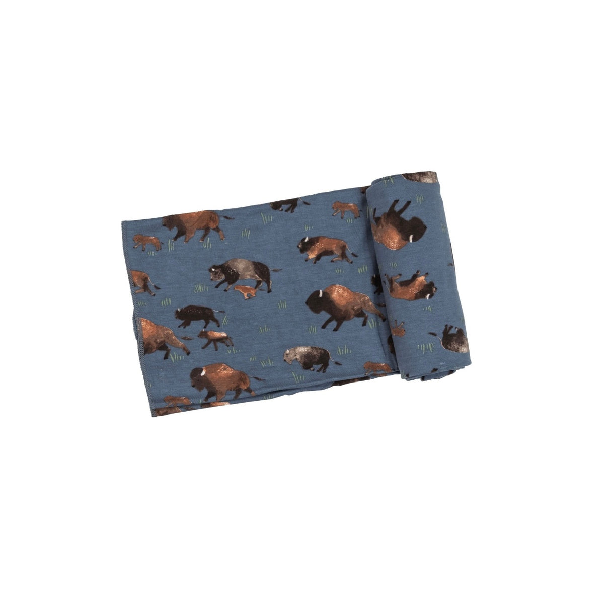 Blue Buffalo Bamboo Swaddle