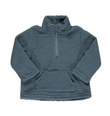 Slate Blue Sherpa 1/4 Zip