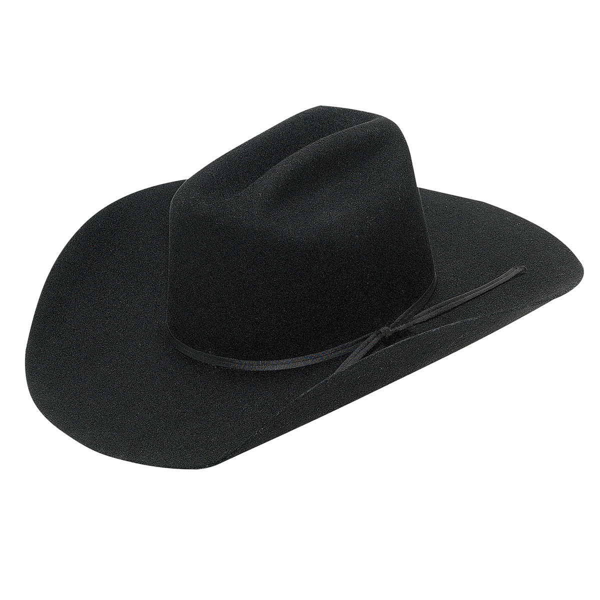 Black Wool Youth Cowboy Hat