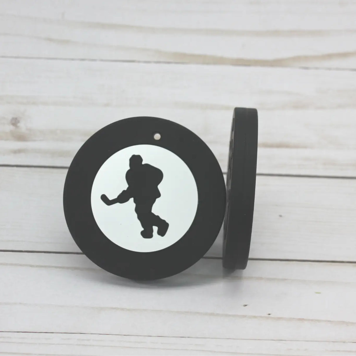 Silicone Hockey Puck Teether