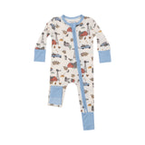 Creamy Hay Farmer 2-Way Zipper PJ’s