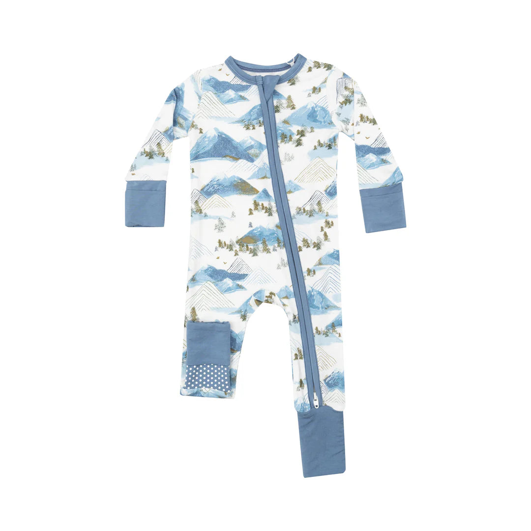 Geo Mountains 2-Way Zipper PJ’s