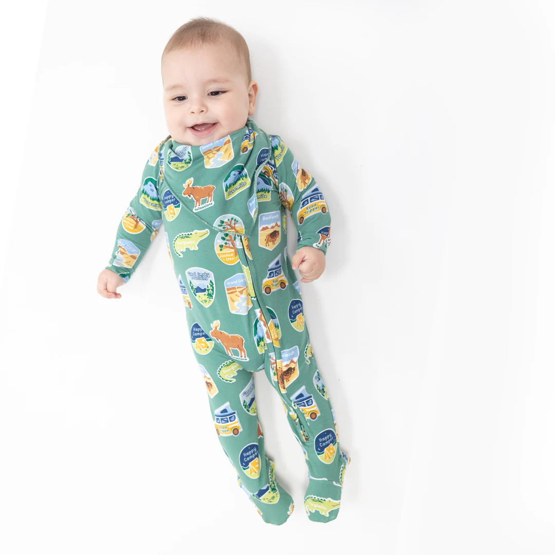 National Park Stickers 2-Way Zipper PJ’s