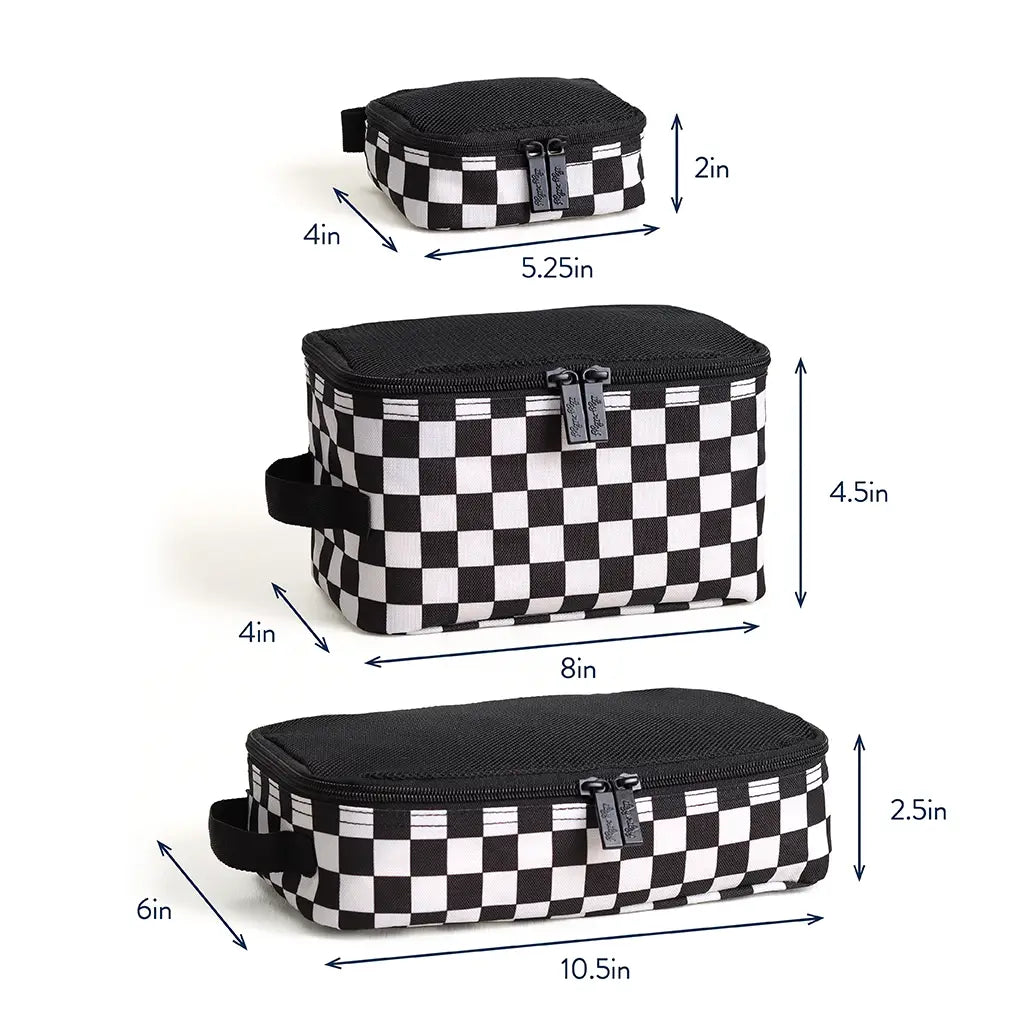 Checkerboard Pack Like a Boss Packing Cubes
