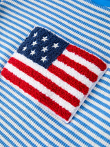 4th of July Flag Chenille Striped Set