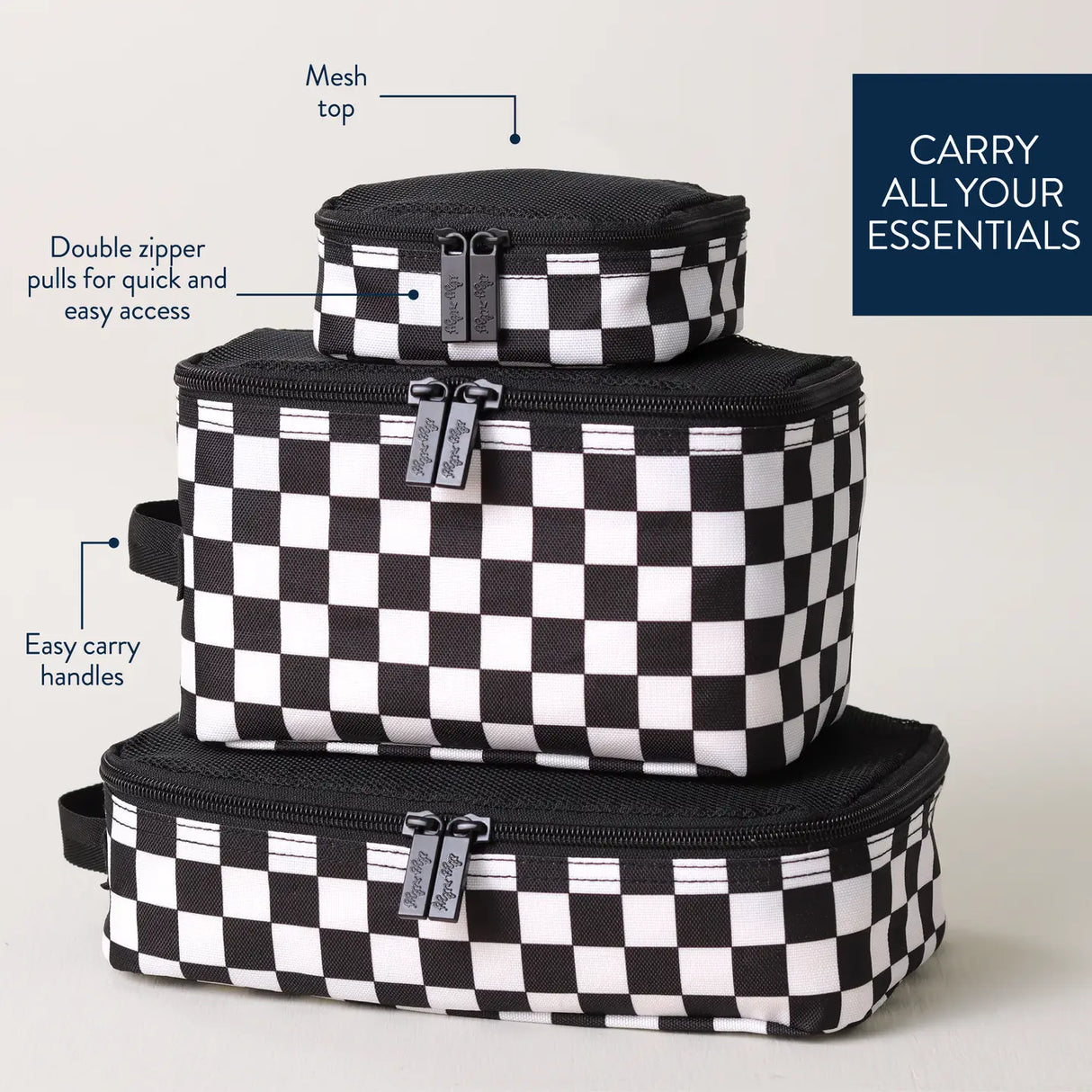 Checkerboard Pack Like a Boss Packing Cubes
