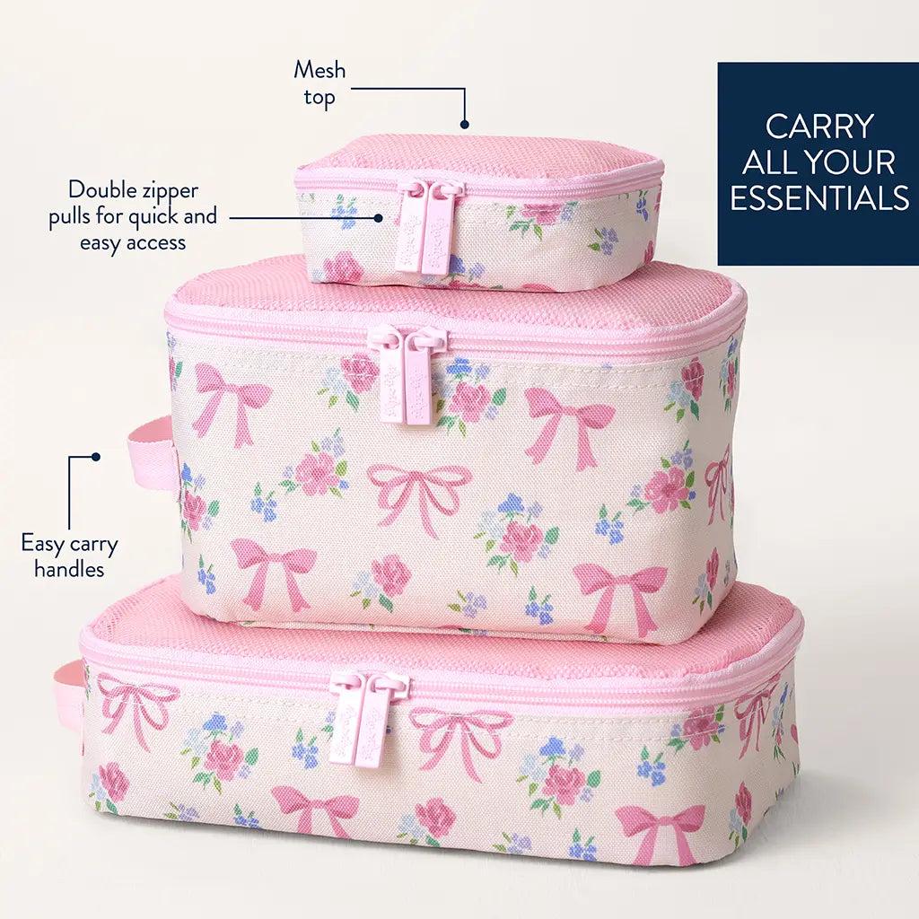 Ribbons & Roses Pack Like a Boss Packing Cubes