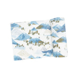 Geo Mountains Swaddle Blanket