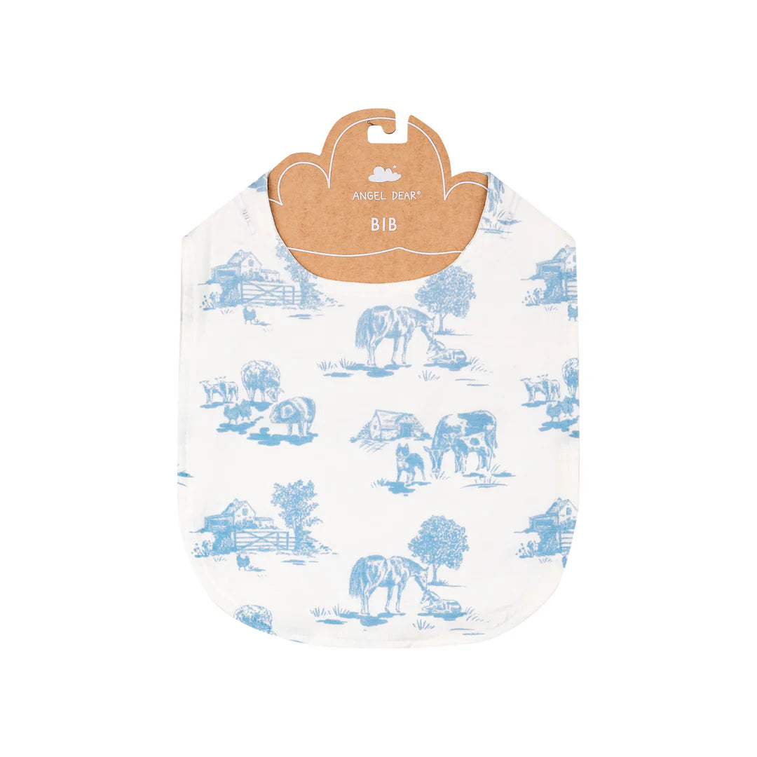 Farm Toile Bib