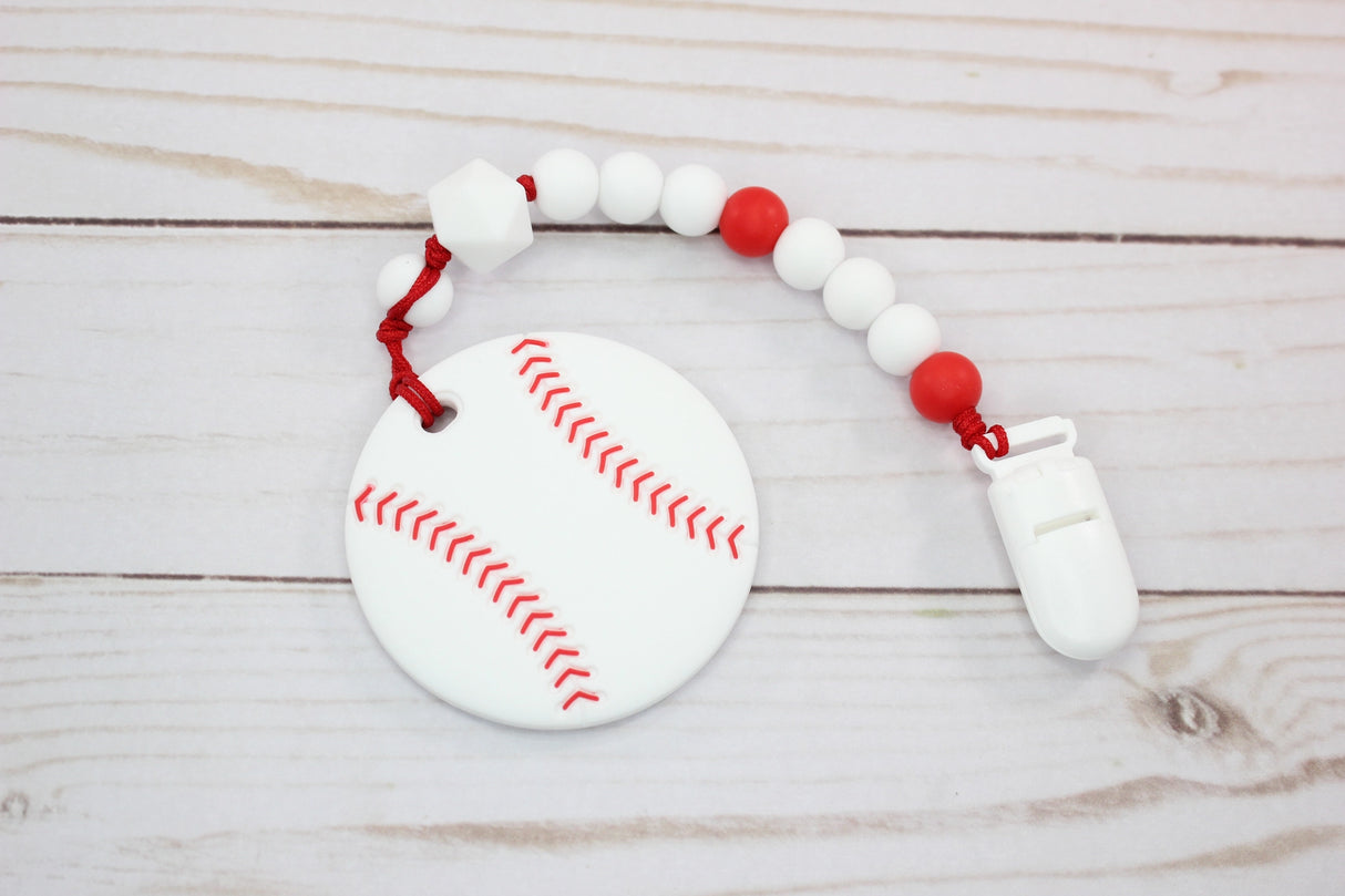 Silicone Baseball Teether