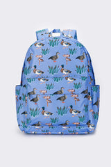 Blue Mallard & Cattails Backpack