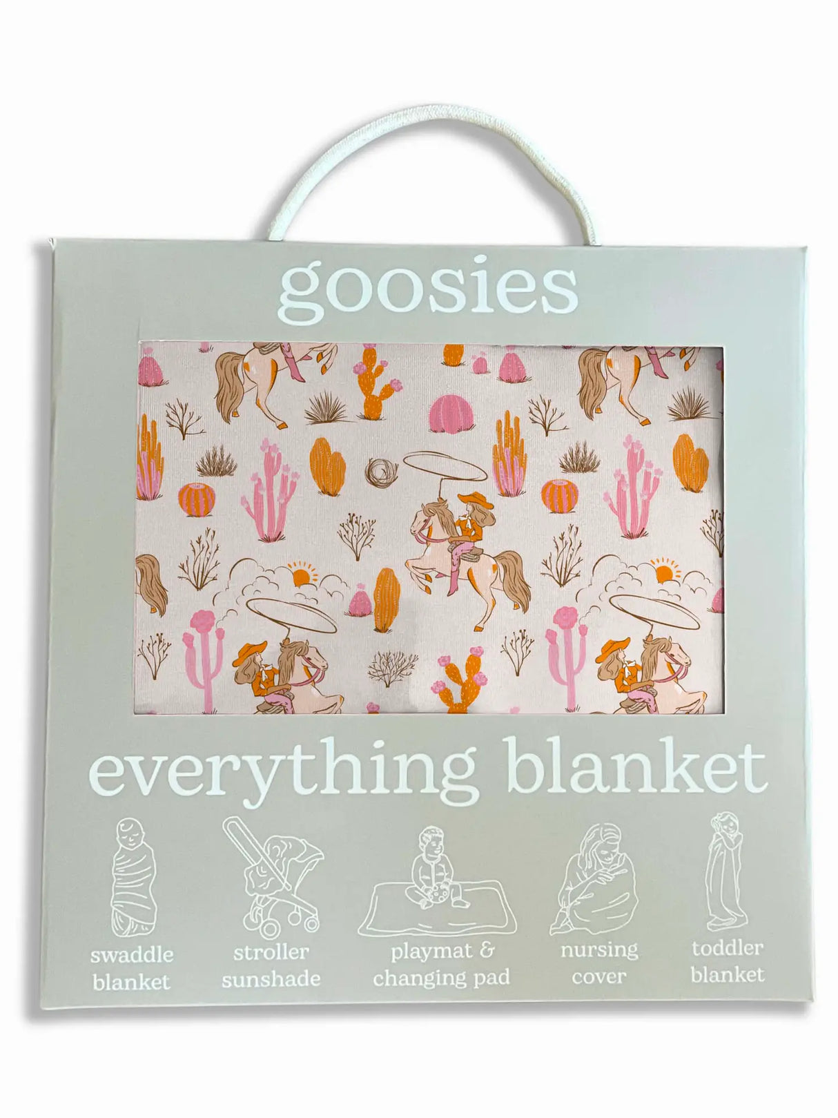 Saddle Up, Cowgirl Bamboo Everything Blanket