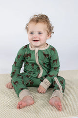 Green Buck Bamboo 2-Way Zipper PJ’s
