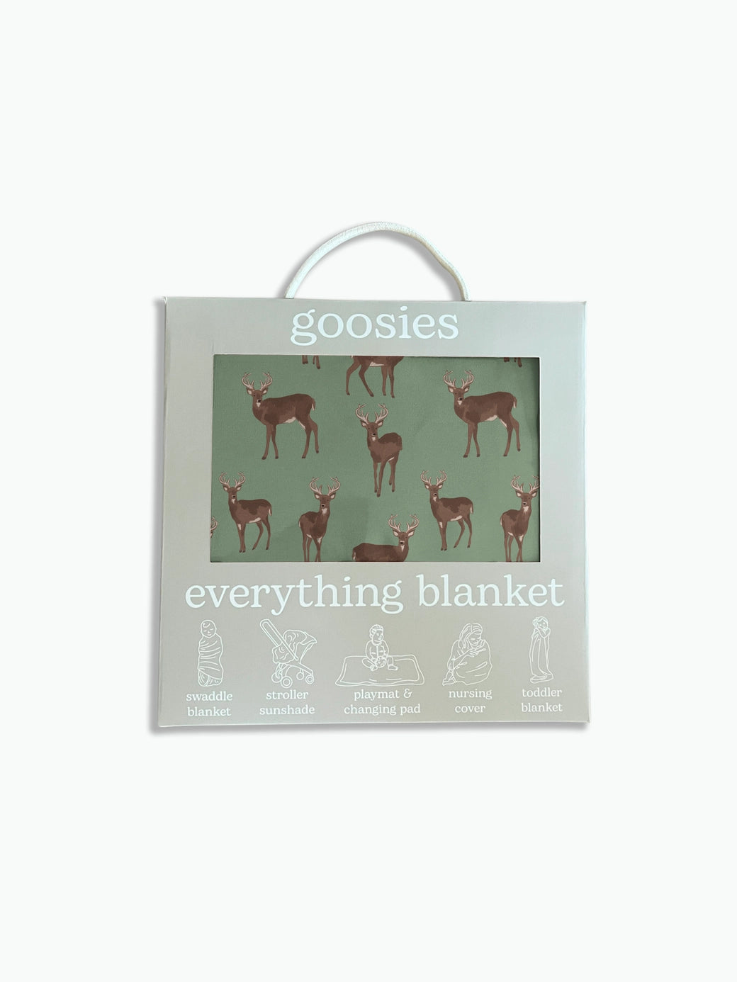 Green Deer Bamboo Everything Blanket