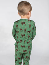 Green Buck L/S Bamboo Pajamas