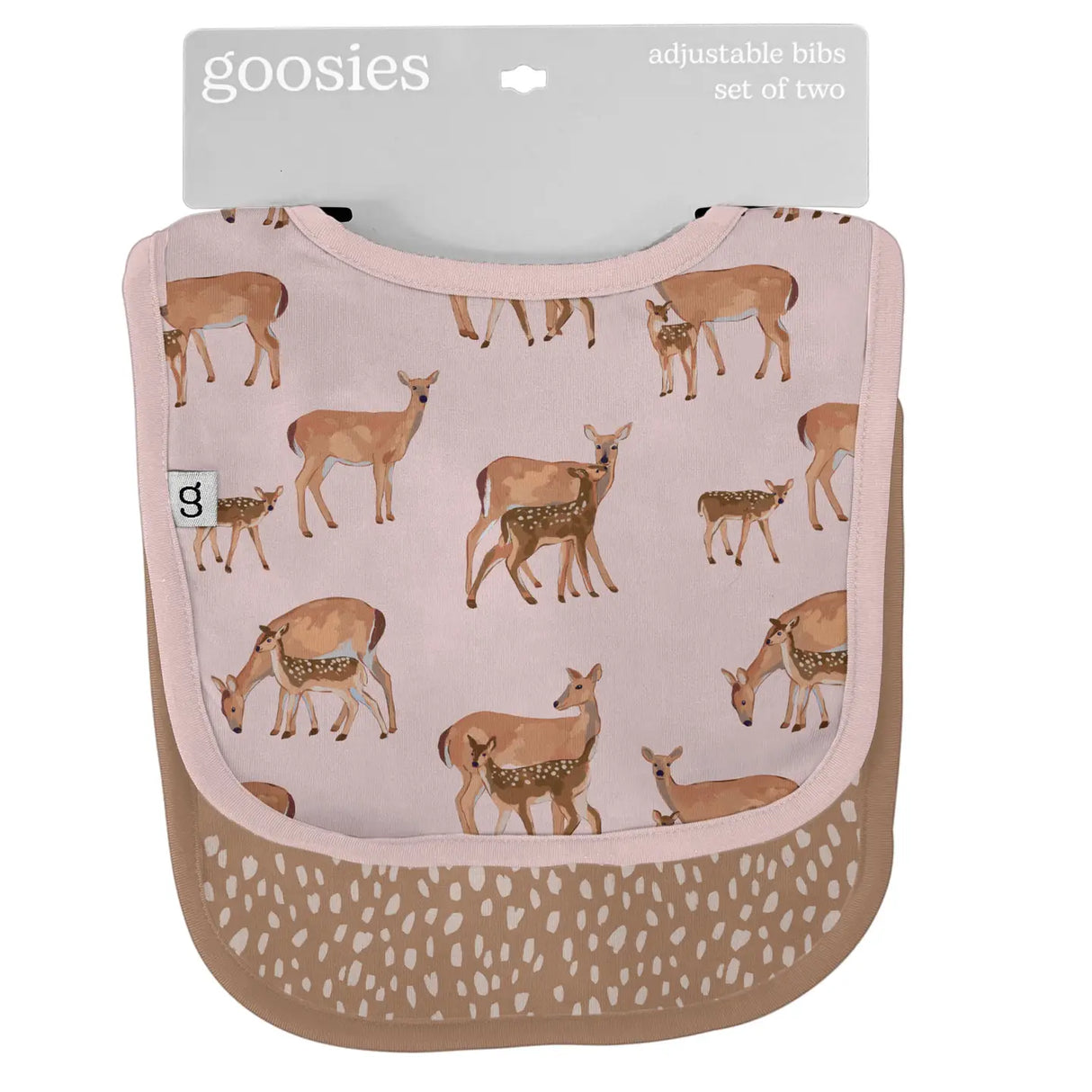 Does & Fawns Bamboo Bib Set
