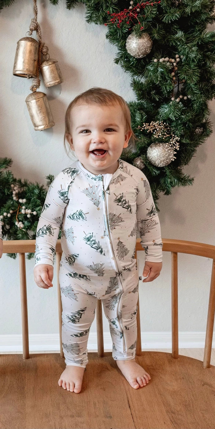 Winter Wonderland Bamboo Zipper PJ’s