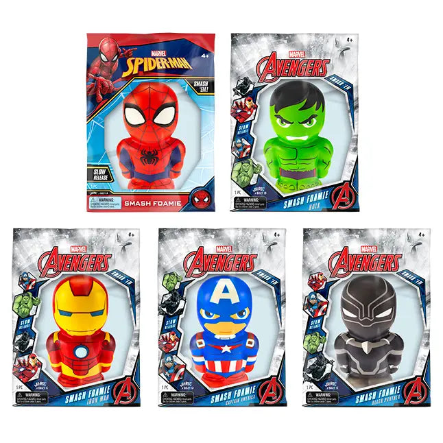 Marvel Avengers Large 5.5” Smash Foamies Squishy Fidget Toy
