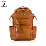 Itzy Ritzy Cognac Boss Plus Backpack Diaper Bag