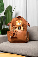 Itzy Ritzy Cognac Boss Plus Backpack Diaper Bag