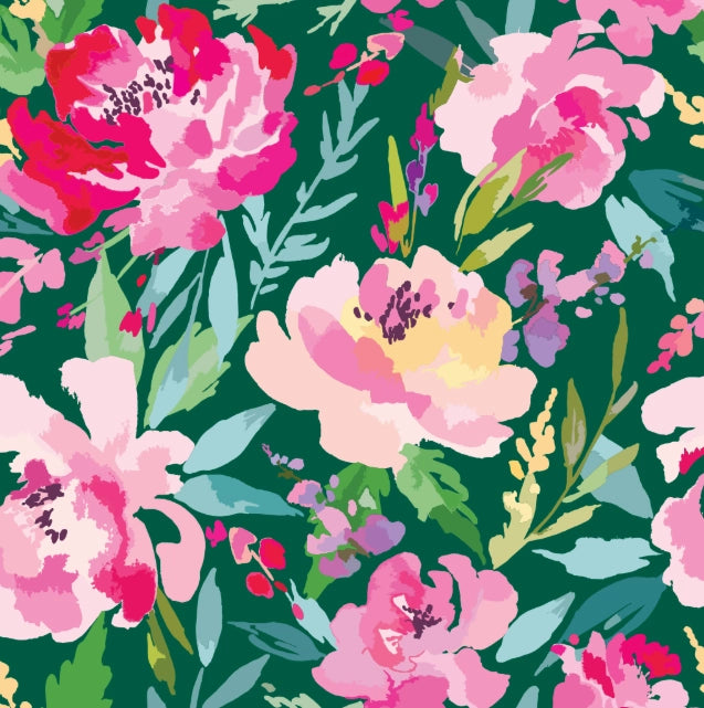 Peony Floral Nap Mat - PREORDER