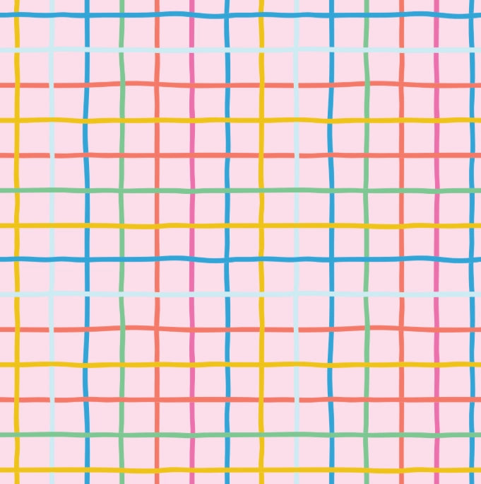 Pink Plaid Nap Mat - PREORDER