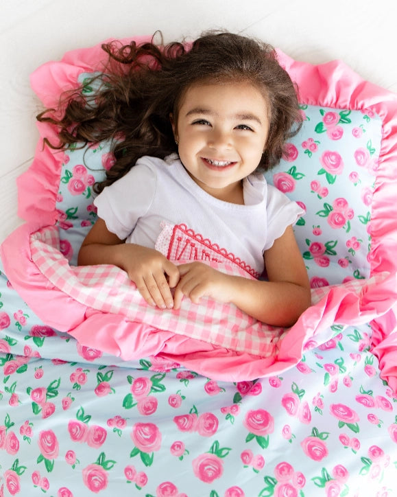 Watercolor Roses Nap Mat - PREORDER