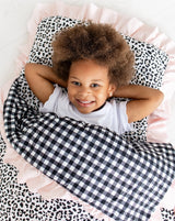 Leopard & Gingham Nap Mat - PREORDER