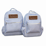 Blue Gingham Backpack - PREORDER
