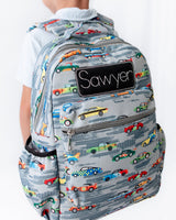 Race Cars Backpack - PREORDER