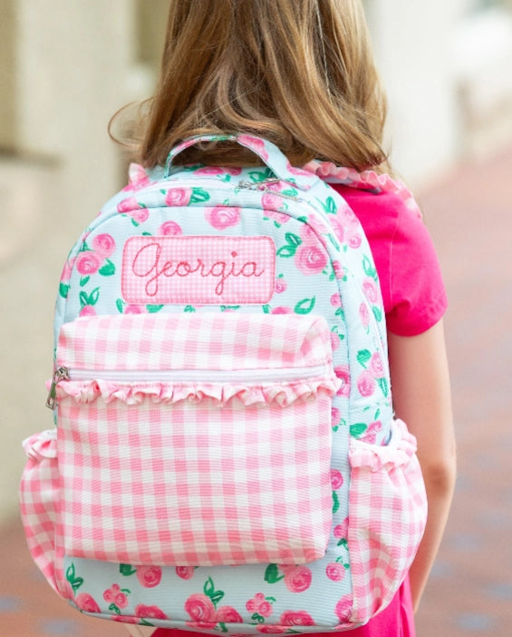 Watercolor Roses Backpack - PREORDER