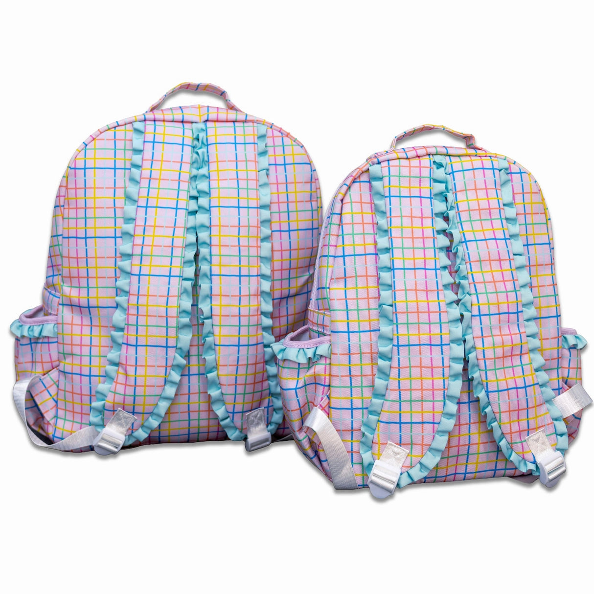 Pink Plaid Backpack - PREORDER