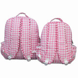 Pink Gingham Backpack - PREORDER