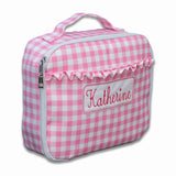 Pink Gingham Lunch Box - PREORDER