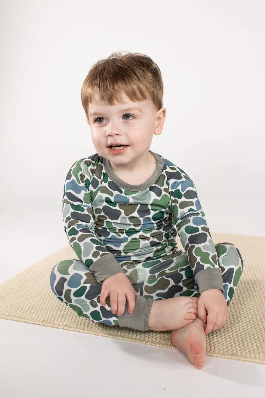 Retro Camo L/S Bamboo Pajamas