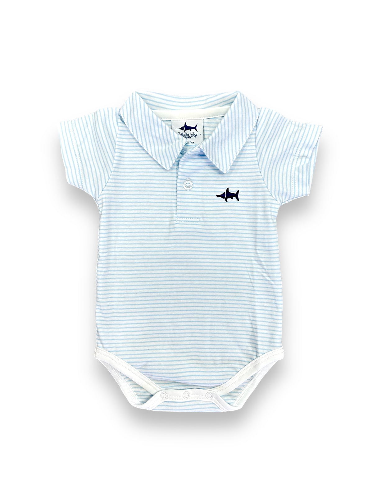 Blue Stripe Polo Onesiee