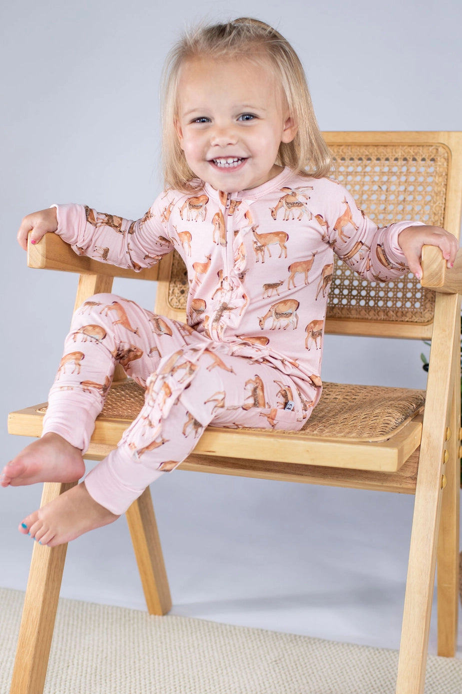 Does & Fawns Bamboo 2-Way Zipper PJ’s
