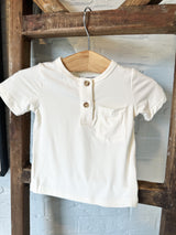 Cream Bamboo Henley